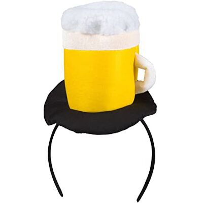 Boland 54244 haarband met bierglas, hoofdtooi, volksfeest, kostuum, carnaval, themafeest Boland 54244 haarband met bierglas, hoofdtooi, volksfeest, kostuum, carnaval, themafeest