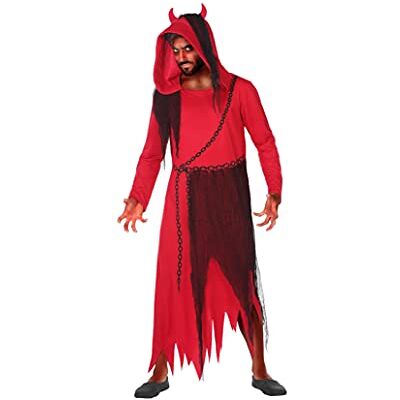 ATOSA -55439 -55439-Costume-Déguisement Démon Adulte, Homme, 55439, Rouge, XL ATOSA -55439 -55439-Costume-Déguisement Démon Adulte, Homme, 55439, Rouge, XL