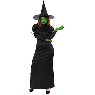 amscan 9917848 Halloween heksenkostuum voor dames, meerkleurig, maat 44 46 amscan 9917848 Halloween heksenkostuum voor dames, meerkleurig, maat 44 46
