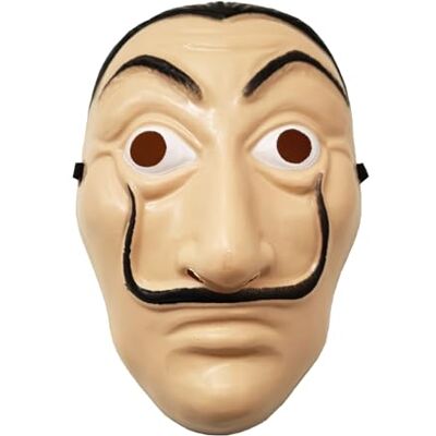 Original Cup Officieel masker La CASA de Papel® Dali masker Salvador Dali masker kostuum Halloween carnaval themafeest inbreker kostuum dief overvaller OriginalCup® Original Cup Officieel masker La CASA de Papel® Dali masker Salvador Dali masker kostuum Halloween carnaval themafeest inbreker kostuum dief overvaller OriginalCup®