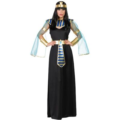 Boland Egyptisch godinnenkostuum, 8-delig, carnavalskostuum voor themafeest en carnaval, koningin, kostuumset Boland Egyptisch godinnenkostuum, 8-delig, carnavalskostuum voor themafeest en carnaval, koningin, kostuumset