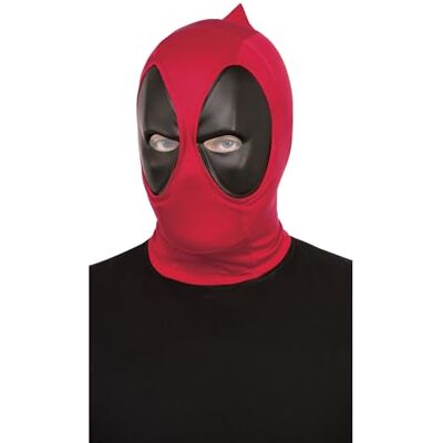 RUBIE'S Officieel Disney Marvel Deadpool Deluxe masker superhelden kostuum accessoires, één maat, wereldbaaksdag RUBIE'S Officieel Disney Marvel Deadpool Deluxe masker superhelden kostuum accessoires, één maat, wereldbaaksdag