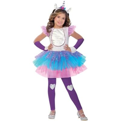 amscan 9903536 Kleurrijke eenhoorn-tutu-jurk met hoofdband, leggings en manchetten Leeftijd 8 10 jaar 1 stuk, meerkleurig amscan 9903536 Kleurrijke eenhoorn-tutu-jurk met hoofdband, leggings en manchetten Leeftijd 8 10 jaar 1 stuk, meerkleurig