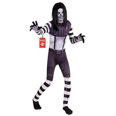 Morphsuits Griezelig lachend jack-kostuum voor kinderen, griezelige stedelijke legendes, griezelige Halloween-kostuums voor kinderen Morphsuits Griezelig lachend jack-kostuum voor kinderen, griezelige stedelijke legendes, griezelige Halloween-kostuums voor kinderen