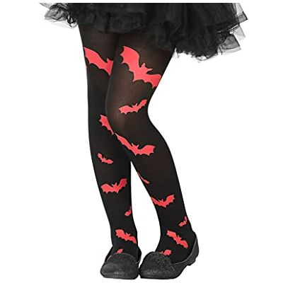 ATOSA 38865 Unisex Halloween panty, volwassenen, zwart, één maat ATOSA 38865 Unisex Halloween panty, volwassenen, zwart, één maat