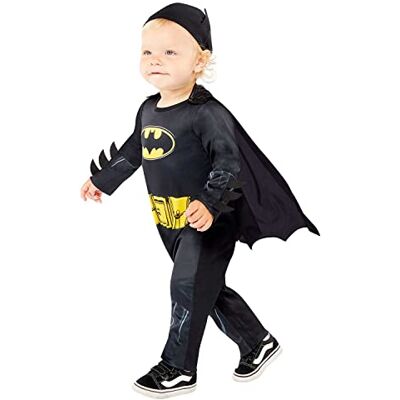amscan Officieel Warner Bros Batman Dark Knight kostuum voor kinderen (6-12 maanden) 9909316 amscan Officieel Warner Bros Batman Dark Knight kostuum voor kinderen (6-12 maanden) 9909316