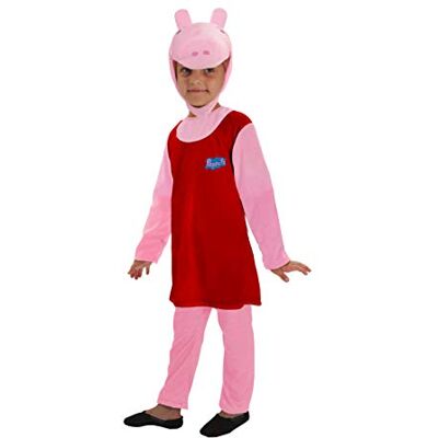 Ciao Peppa Pig 11290.4-5 origineel kostuum voor meisjes (maat 4-5 jaar), Ciao Peppa Pig 11290.4-5 origineel kostuum voor meisjes (maat 4-5 jaar),