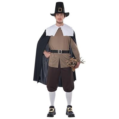 California Costumes , Mayflower Pilgrim Man Heren L California Costumes , Mayflower Pilgrim Man Heren L