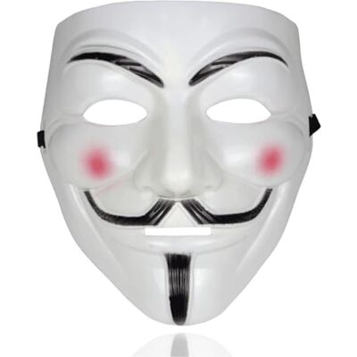 TK Gruppe Timo Klingler Vendetta masker als kostuumaccessoire voor dames en heren, voor kinderen en volwassenen, voor Halloween en carnaval TK Gruppe Timo Klingler Vendetta masker als kostuumaccessoire voor dames en heren, voor kinderen en volwassenen, voor Halloween en carnaval