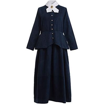 GRACEART Victoriaanse jurk, kostuum, Nounou Mary Poppins, kostuum (2XL) GRACEART Victoriaanse jurk, kostuum, Nounou Mary Poppins, kostuum (2XL)