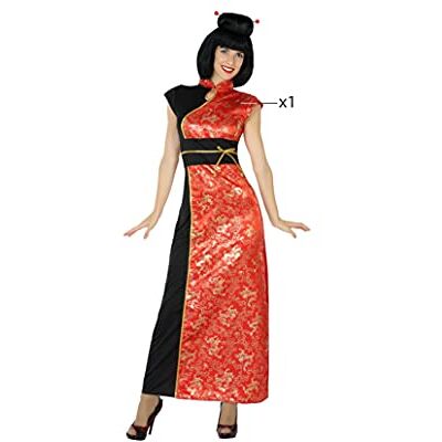 ATOSA 17351 Chinees kostuum maat M/L, rood ATOSA 17351 Chinees kostuum maat M/L, rood