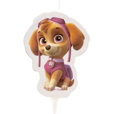 dekora Paw Patrol Skye verjaardagskaars, 2D, 8 cm, kaars voor het versieren van verjaardagstaarten, kinderverjaardagsfeesten, kinderfeestjes dekora Paw Patrol Skye verjaardagskaars, 2D, 8 cm, kaars voor het versieren van verjaardagstaarten, kinderverjaardagsfeesten, kinderfeestjes