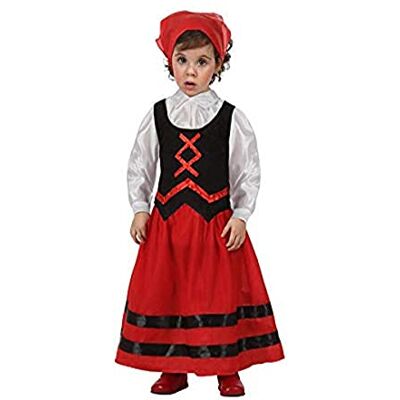 ATOSA Kostuum herder baby rood zwart kerststal 6 tot 12 maanden ATOSA Kostuum herder baby rood zwart kerststal 6 tot 12 maanden