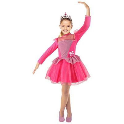 Ciao Barbie prinses ballerina-kostuum voor meisjes, origineel (maat 4-5 jaar), roze, 11660,4-5 Ciao Barbie prinses ballerina-kostuum voor meisjes, origineel (maat 4-5 jaar), roze, 11660,4-5