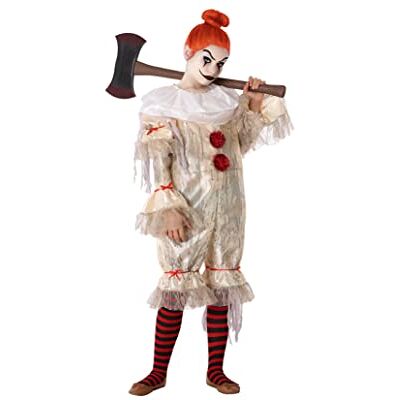 ATOSA clown kostuum meisje kind beige 10 tot 12 jaar ATOSA clown kostuum meisje kind beige 10 tot 12 jaar