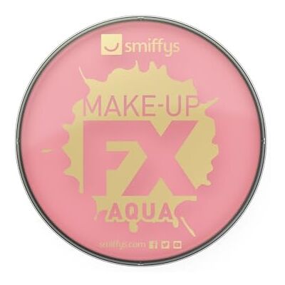 Smiffys FX make-up op waterbasis voor gezicht en lichaam, roze, 16 ml Smiffys FX make-up op waterbasis voor gezicht en lichaam, roze, 16 ml