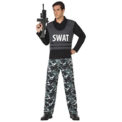 ATOSA Kostuum Politie Swat Heren Volwassenen M ATOSA Kostuum Politie Swat Heren Volwassenen M