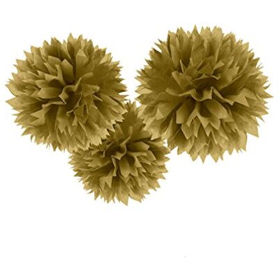 amscan 10119836 Partydecoratie, hangdecoratie, feestdecoratie, papier, goud, 40 cm, 3 stuks amscan 10119836 Partydecoratie, hangdecoratie, feestdecoratie, papier, goud, 40 cm, 3 stuks