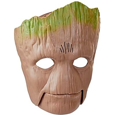 Marvel Guardians of the Galaxy Vol. 3, Groot-kostuum masker, groot sprekende masker, superheldenmasker, verkleedspeelgoed voor kinderen Marvel Guardians of the Galaxy Vol. 3, Groot-kostuum masker, groot sprekende masker, superheldenmasker, verkleedspeelgoed voor kinderen