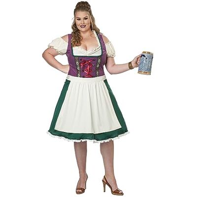 California Costumes Beiers dienstmeisje kostuum grote maat 1XL California Costumes Beiers dienstmeisje kostuum grote maat 1XL