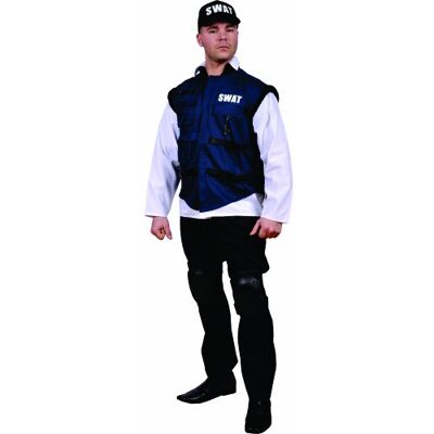 Dress Up America Swat Team Kostuum voor volwassenen, eenheidsmaat (volwassenen) Dress Up America Swat Team Kostuum voor volwassenen, eenheidsmaat (volwassenen)