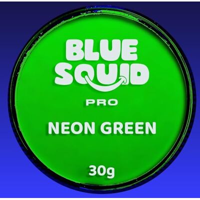 Blue Squid PRO Professionele gezichtsverf op waterbasis voor unieke taart, SFX make-up voor kinderen en volwassenen, Halloween-verf voor kinderen en kinderen, neongroen, 30 g Blue Squid PRO Professionele gezichtsverf op waterbasis voor unieke taart, SFX make-up voor kinderen en volwassenen, Halloween-verf voor kinderen en kinderen, neongroen, 30 g