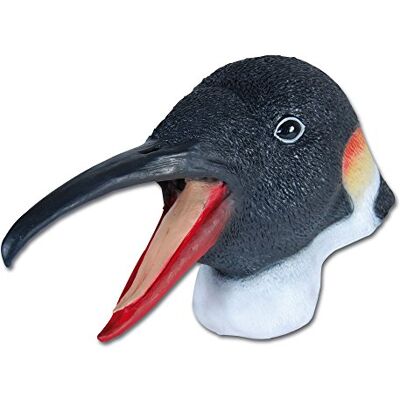 Bristol Novelty BM305 pinguïn-masker, meerkleurig, Eén maat Bristol Novelty BM305 pinguïn-masker, meerkleurig, Eén maat