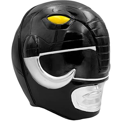 Funidelia Zwarte Power Ranger helm voor heren, verkleedaccessoires voor volwassenen Funidelia Zwarte Power Ranger helm voor heren, verkleedaccessoires voor volwassenen