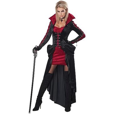 California Costumes Vixen kostuum voor volwassenen, zwart/rood, XL, 01451 California Costumes Vixen kostuum voor volwassenen, zwart/rood, XL, 01451