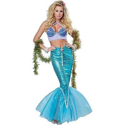 California Costumes Mermaid Eye Candy Deluxe kostuum voor volwassenen California Costumes Mermaid Eye Candy Deluxe kostuum voor volwassenen