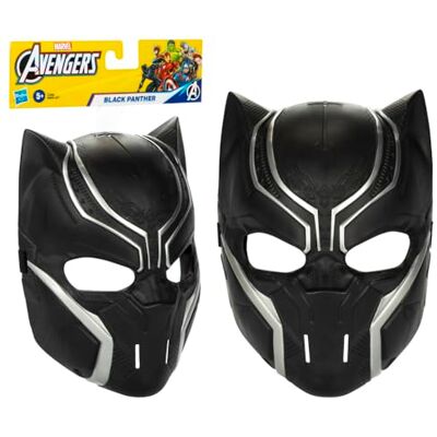 Marvel Avengers Black Panther verkleedmasker, superhelden speelgoed en verzamelstukken voor kinderen, vanaf 5 jaar Marvel Avengers Black Panther verkleedmasker, superhelden speelgoed en verzamelstukken voor kinderen, vanaf 5 jaar