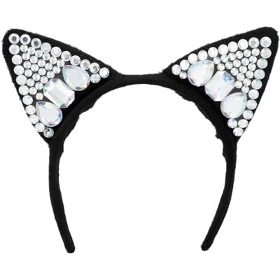 Boland 52112 Tiara kat haarband voor volwassenen accessoire voor kostuum of themafeest Boland 52112 Tiara kat haarband voor volwassenen accessoire voor kostuum of themafeest