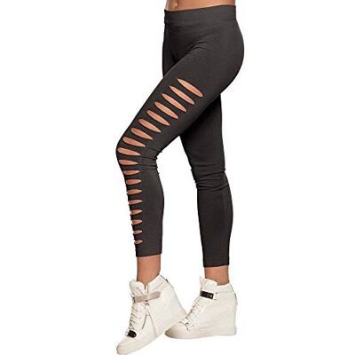 Boland Leggings met neon-cut, zwart. Boland Leggings met neon-cut, zwart.