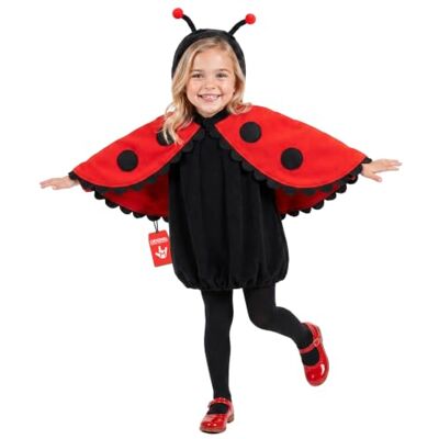 Fun Shack Lieveheersbeestje kostuum voor kinderen, kostuum Ladybug meisjes, carnavalskostuum voor kinderen, 1-2 jaar, 3-4 jaar Fun Shack Lieveheersbeestje kostuum voor kinderen, kostuum Ladybug meisjes, carnavalskostuum voor kinderen, 1-2 jaar, 3-4 jaar