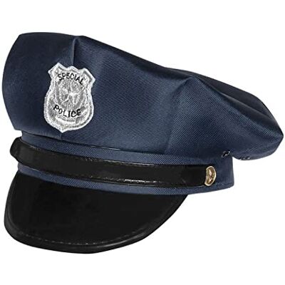 Boland 97053 policemuts voor kinderen, uniseks, 97053, meerkleurig, Eén maat Boland 97053 policemuts voor kinderen, uniseks, 97053, meerkleurig, Eén maat