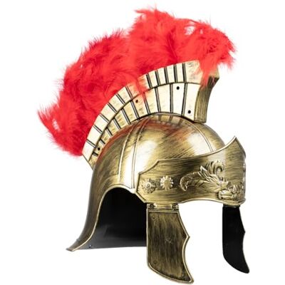 Funidelia Romeinse centurion helm voor dames en heren Rome, Gladiator, Centurion, culturen en tradities Accessoires voor volwassenen, kostuumaccessoires Bruin Funidelia Romeinse centurion helm voor dames en heren Rome, Gladiator, Centurion, culturen en tradities Accessoires voor volwassenen, kostuumaccessoires Bruin