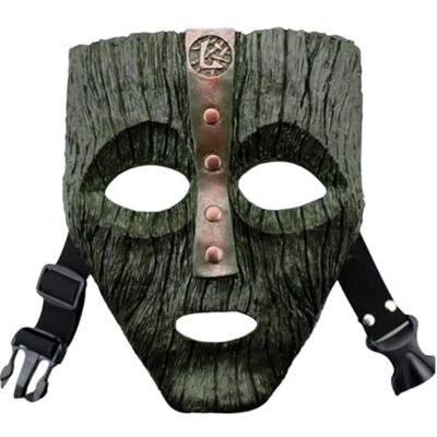 Charmgle Loki-masker van hars voor volwassenen, Jim Carrey, Halloween-kostuum, woondecoratie Charmgle Loki-masker van hars voor volwassenen, Jim Carrey, Halloween-kostuum, woondecoratie