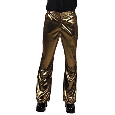 Boland Disco Party-broek, jaren '70, Taglia Unica M/L, goud Boland Disco Party-broek, jaren '70, Taglia Unica M/L, goud