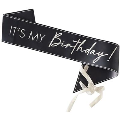 Ginger Ray CN-125 It's My Birthday-sjaal zwart/huidskleur Ginger Ray CN-125 It's My Birthday-sjaal zwart/huidskleur