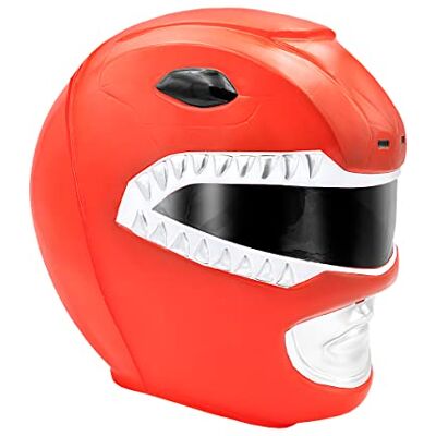 Funidelia Rode Power Ranger helm voor heren, verkleedaccessoires voor volwassenen Funidelia Rode Power Ranger helm voor heren, verkleedaccessoires voor volwassenen
