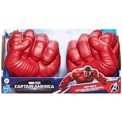 Marvel Avengers Captain America: Brave New World, Red Hulk Slapende Fist, Kostuum Speelgoed Marvel Avengers Captain America: Brave New World, Red Hulk Slapende Fist, Kostuum Speelgoed