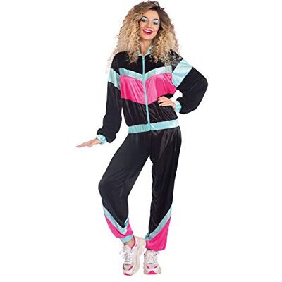 amscan 9908668 dames schelpkostuum zwart jaren 80 maat 38-40 meerkleurig amscan 9908668 dames schelpkostuum zwart jaren 80 maat 38-40 meerkleurig