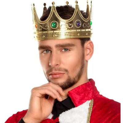 Boland Koning Kroonhoed Heren Middeleeuwse Boek Kwekerij Volwassen Kostuum Accessoires Boland Koning Kroonhoed Heren Middeleeuwse Boek Kwekerij Volwassen Kostuum Accessoires