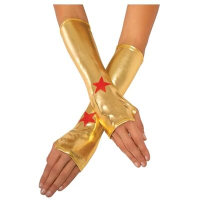 RUBIE'S DC Officiële Wonder Woman Handschoenen Volwassenen RUBIE'S DC Officiële Wonder Woman Handschoenen Volwassenen