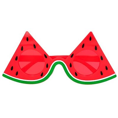 Boland 52077 watermeloen feestbril, grappige bril voor carnaval of vrijgezellenfeest, accessoires voor carnavalskostuum, kostuumaccessoires Boland 52077 watermeloen feestbril, grappige bril voor carnaval of vrijgezellenfeest, accessoires voor carnavalskostuum, kostuumaccessoires