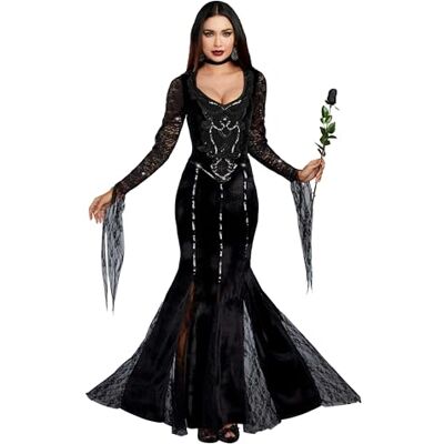 Dreamgirl 10639 Frightfully mooi kostuum, zwart, XL Dreamgirl 10639 Frightfully mooi kostuum, zwart, XL