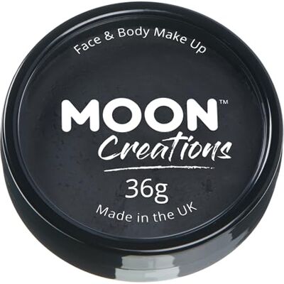 Moon Creations Professionele face paint op waterbasis, zwart Moon Creations Professionele face paint op waterbasis, zwart
