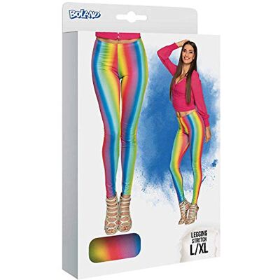 Boland Regenbooglegging voor dames, stretch, meerkleurige band, nauwsluitend, clown, bloem, power kostuum, carnaval, themafeest Boland Regenbooglegging voor dames, stretch, meerkleurige band, nauwsluitend, clown, bloem, power kostuum, carnaval, themafeest