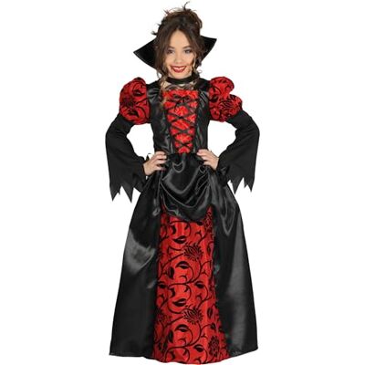 FIESTAS GUIRCA Selene vampierkostuum voor meisjes, S1-(5/6 jaar) FIESTAS GUIRCA Selene vampierkostuum voor meisjes, S1-(5/6 jaar)