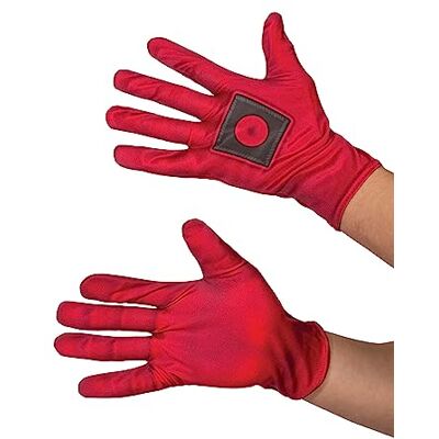 RUBIE'S Deadpools Marvel Officiële handschoenen voor volwassenen RUBIE'S Deadpools Marvel Officiële handschoenen voor volwassenen